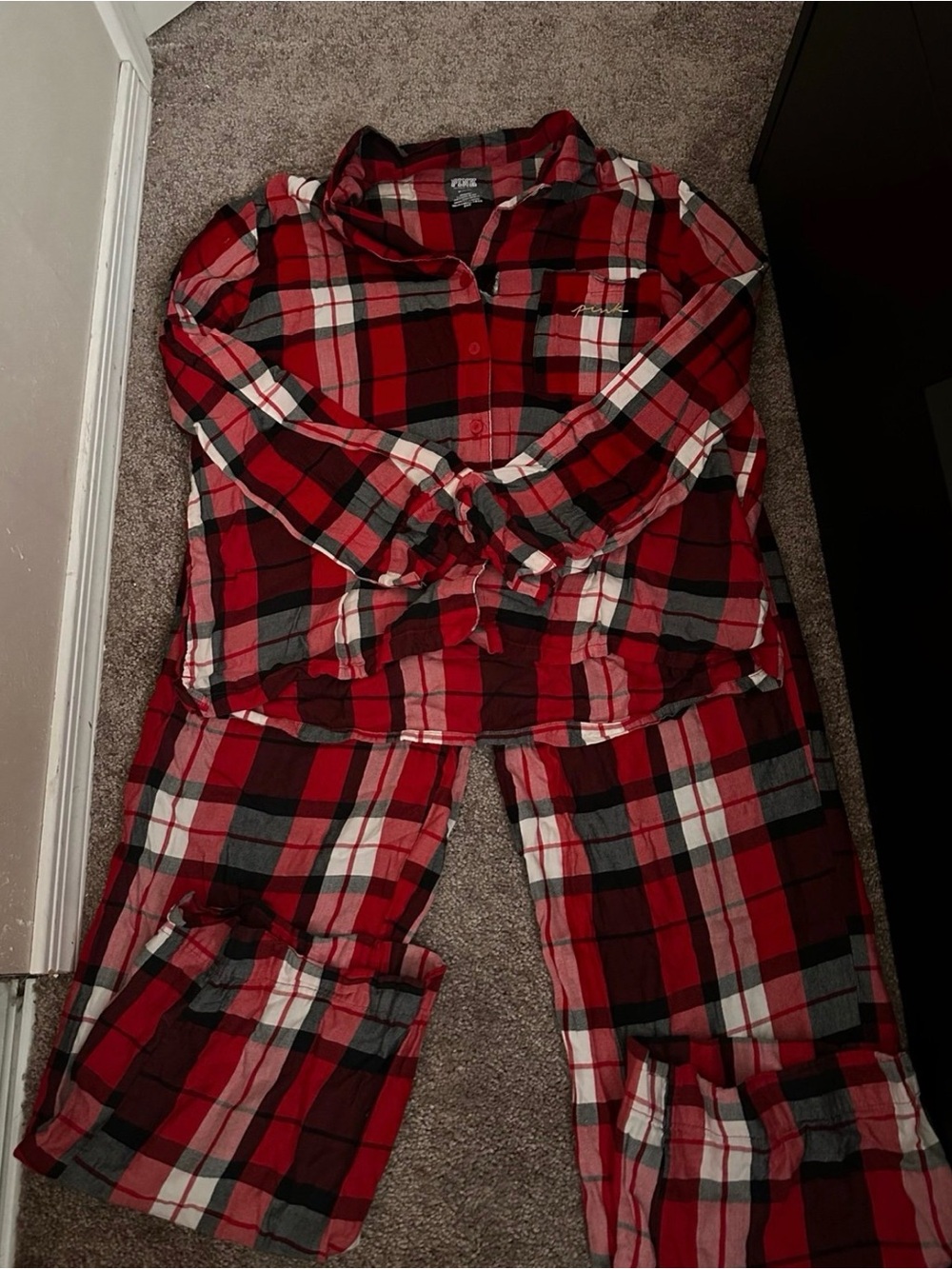 PINK Victoria's Secret Pajama Set Size Medium 0533